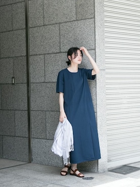 「マキシワンピ」｜rikoさん（レディース・163cm）の夏コーディネート