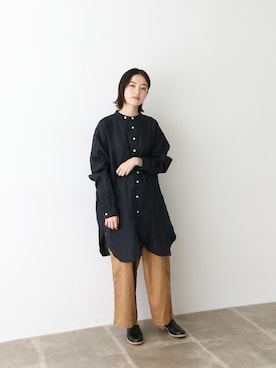 「Vlas Blomme（ヴラスブラム）のアイテム」を使った、rikoさん（レディース・163cm）の秋コーディネート