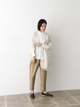 「Vlas Blomme（ヴラスブラム）のアイテム」を使った、rikoさん（レディース・163cm）の秋コーディネート