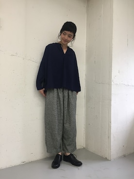 「SPACE CRAFT（スペースクラフト）のアイテム」を使った、rikoさん（レディース・163cm）の秋コーディネート