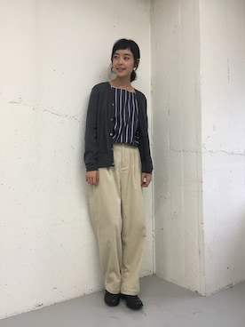 「SPACE CRAFT（スペースクラフト）のアイテム」を使った、rikoさん（レディース・163cm）の秋コーディネート