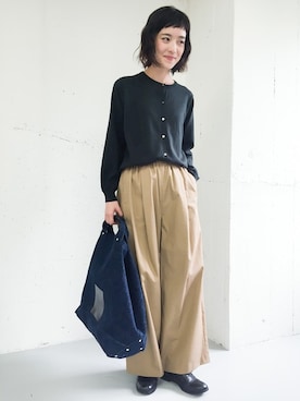 「Hender Scheme（エンダースキーマ）のアイテム」を使った、rikoさん（レディース・163cm）の秋コーディネート