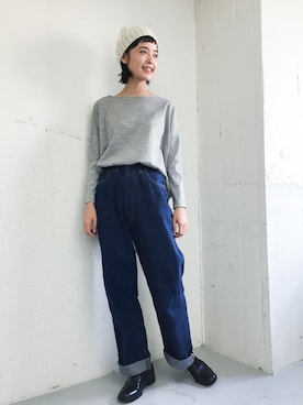 「SPACE CRAFT（スペースクラフト）のアイテム」を使った、rikoさん（レディース・163cm）の秋コーディネート