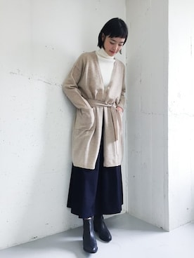 「はおり」｜rikoさん（レディース・163cm）の秋コーディネート