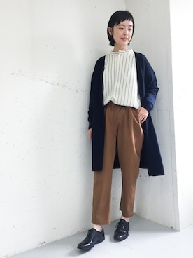 「SPACE CRAFT（スペースクラフト）のアイテム」を使った、rikoさん（レディース・163cm）の秋コーディネート