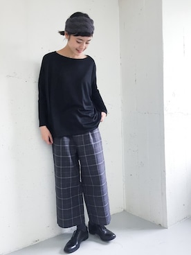 「SPACE CRAFT（スペースクラフト）のアイテム」を使った、rikoさん（レディース・163cm）の秋コーディネート