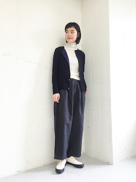 「ANATOMICA」｜rikoさん（レディース・163cm）の秋コーディネート