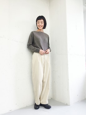 「SPACE CRAFT（スペースクラフト）のアイテム」を使った、rikoさん（レディース・163cm）の秋コーディネート