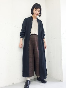 「SPACE CRAFT（スペースクラフト）のアイテム」を使った、rikoさん（レディース・163cm）の秋コーディネート