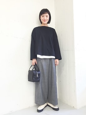 「mormyrus（モルミルス）のアイテム」を使った、rikoさん（レディース・163cm）の秋コーディネート