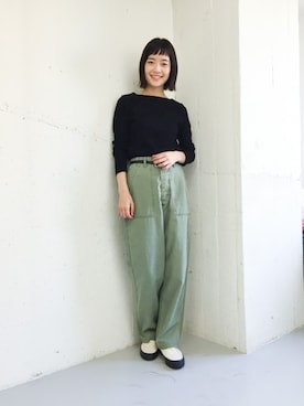 「MASTER&Co（マスターアンドコー）のアイテム」を使った、rikoさん（レディース・163cm）の秋コーディネート