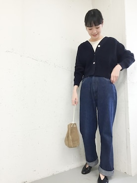「ANATOMICA」｜rikoさん（レディース・163cm）の冬コーディネート