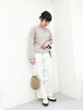 「Hender Scheme（エンダースキーマ）のアイテム」を使った、rikoさん（レディース・163cm）の冬コーディネート
