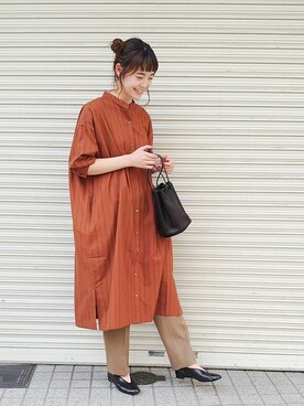 「mormyrus（モルミルス）のアイテム」を使った、rikoさん（レディース・163cm）の秋コーディネート