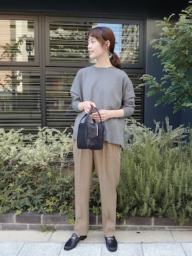 「mormyrus（モルミルス）のアイテム」を使った、rikoさん（レディース・163cm）の秋コーディネート