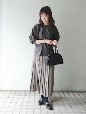 「mormyrus（モルミルス）のアイテム」を使った、rikoさん（レディース・163cm）の秋コーディネート