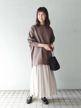 「mormyrus（モルミルス）のアイテム（バッグ）」を使った、rikoさん（レディース・163cm）の秋コーディネート