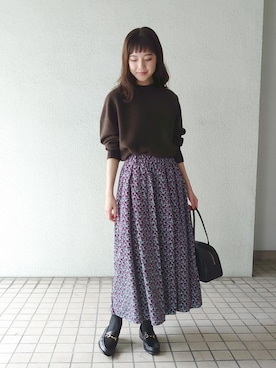 「mormyrus（モルミルス）のアイテム」を使った、rikoさん（レディース・163cm）の秋コーディネート