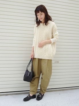 「mormyrus（モルミルス）のアイテム」を使った、rikoさん（レディース・163cm）の秋コーディネート