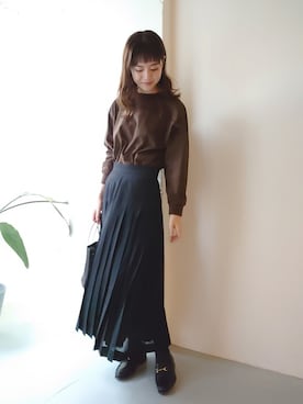 「mormyrus（モルミルス）のアイテム」を使った、rikoさん（レディース・163cm）の秋コーディネート