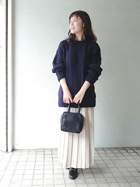 「mormyrus（モルミルス）のアイテム」を使った、rikoさん（レディース・163cm）の秋コーディネート