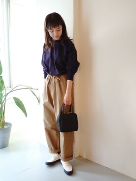 「mormyrus（モルミルス）のアイテム」を使った、rikoさん（レディース・163cm）の秋コーディネート