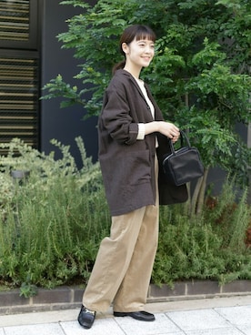 「mormyrus（モルミルス）のアイテム」を使った、rikoさん（レディース・163cm）の秋コーディネート