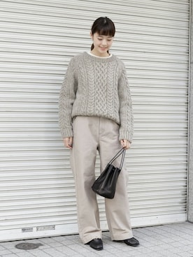 「mormyrus（モルミルス）のアイテム」を使った、rikoさん（レディース・163cm）の秋コーディネート