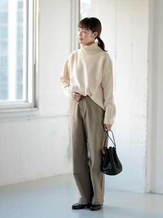 美品✨ アーバンリサーチドアーズ　ニット M ハミルトンウール　タートルネック URBAN RESEARCH DOORS ルミネ新宿店 ハミルトンウールニット先行