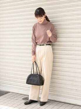 「MASTER&Co（マスターアンドコー）のアイテム」を使った、rikoさん（レディース・163cm）の冬コーディネート