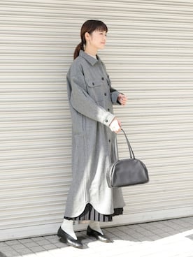 「mormyrus（モルミルス）のアイテム」を使った、rikoさん（レディース・163cm）の冬コーディネート