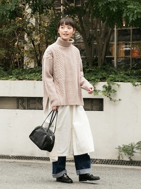 「ANATOMICA（アナトミカ）のアイテム」を使った、rikoさん（レディース・163cm）の冬コーディネート