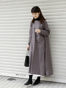 「mormyrus（モルミルス）のアイテム」を使った、rikoさん（レディース・163cm）の冬コーディネート