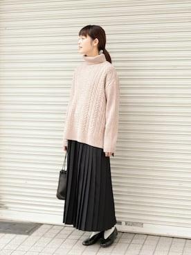 「mormyrus（モルミルス）のアイテム」を使った、rikoさん（レディース・163cm）の冬コーディネート