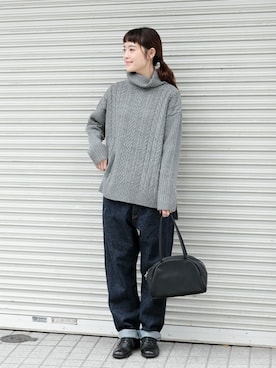 「SPACE CRAFT（スペースクラフト）のアイテム」を使った、rikoさん（レディース・163cm）の冬コーディネート