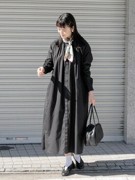 「mormyrus（モルミルス）のアイテム」を使った、rikoさん（レディース・163cm）の冬コーディネート