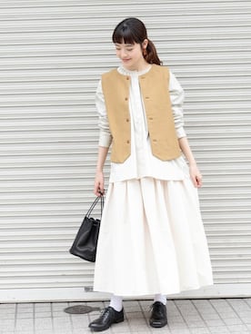 「SPACE CRAFT（スペースクラフト）のアイテム」を使った、rikoさん（レディース・163cm）の冬コーディネート