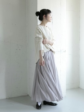 「上品」｜rikoさん（レディース・163cm）の冬コーディネート