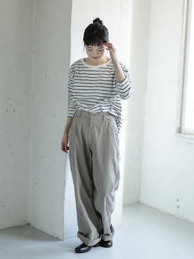 「SPACE CRAFT（スペースクラフト）のアイテム」を使った、rikoさん（レディース・163cm）の春コーディネート