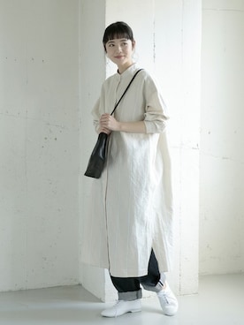 「mormyrus（モルミルス）のアイテム（バッグ）」を使った、rikoさん（レディース・163cm）の春コーディネート