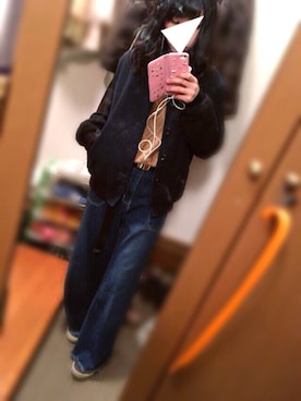 「Dosch（ドスチ）のアイテム（パンツ）」を使った、ろばさん（レディース・155cm）の冬コーディネート