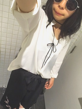 「Dosch（ドスチ）のアイテム（パンツ）」を使った、ろばさん（レディース・155cm）の春コーディネート