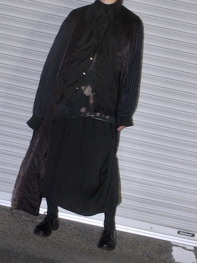 「LADMUSICIAN」｜「アイテム（ジャケット/アウター）」を使った、K'sさん（メンズ・172cm）の冬コーディネート