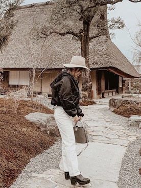 「SLY（スライ）のアイテム（ジャケット/アウター、ブラック系）」を使った、marino🪸🫧さん（レディース・156cm）の冬コーディネート