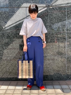 米島 香織さん（レディース・161cm）の夏コーディネート