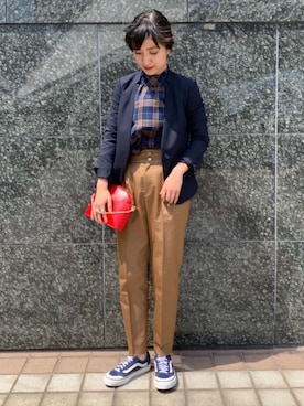 米島 香織さん（レディース・161cm）の夏コーディネート