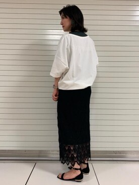 米島 香織さん（レディース・162cm）の春コーディネート