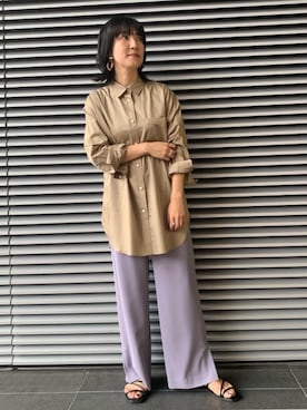 米島 香織さん（レディース・162cm）の夏コーディネート