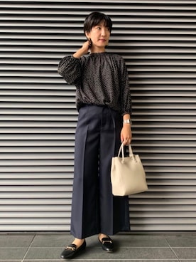 米島 香織さん（レディース・162cm）の秋コーディネート