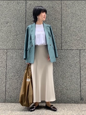 米島 香織さん（レディース・162cm）の秋コーディネート